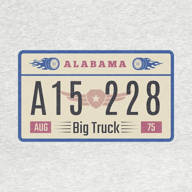 Alabama License Plate by kani